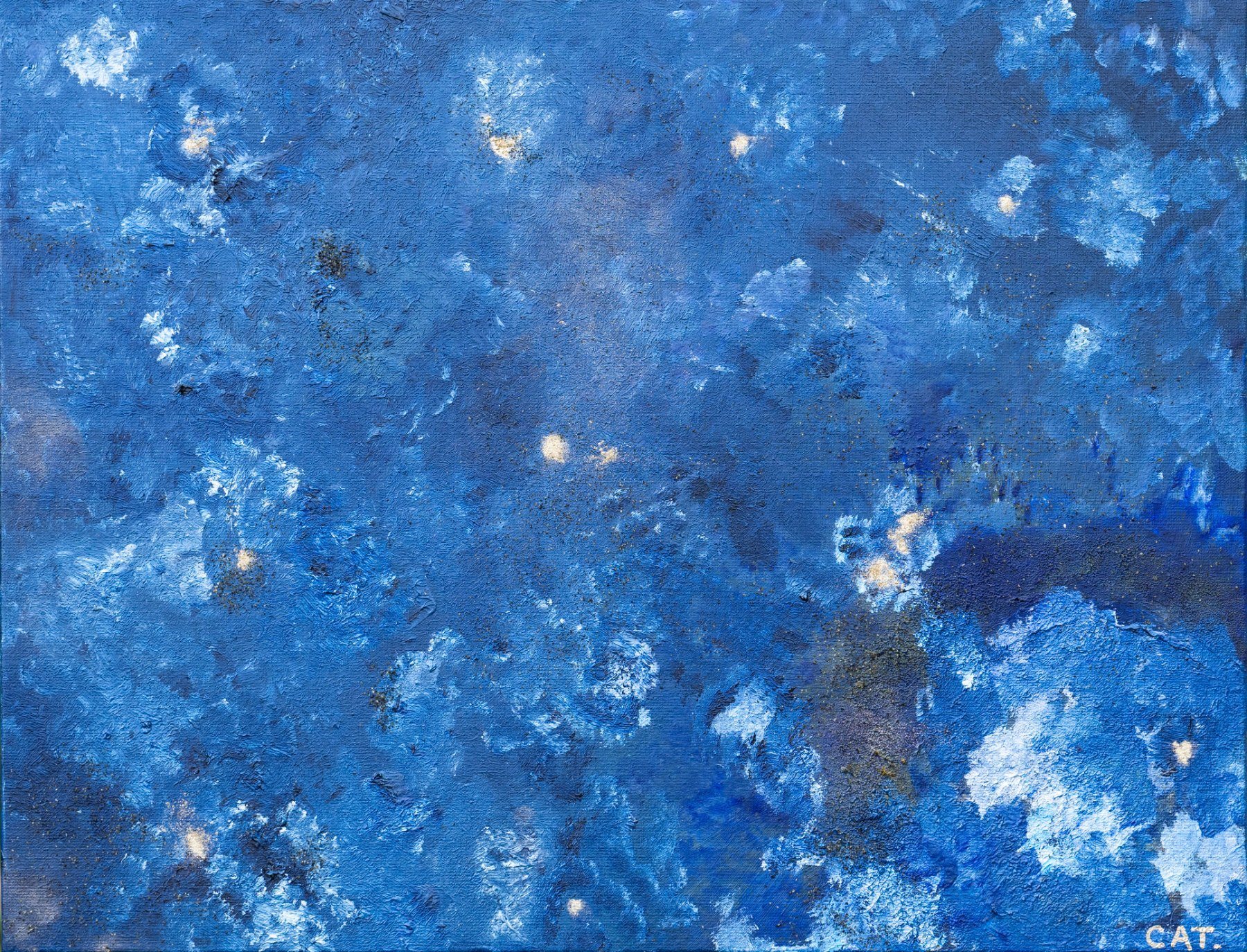 Songe d’une nuit d’été, huile sur toile